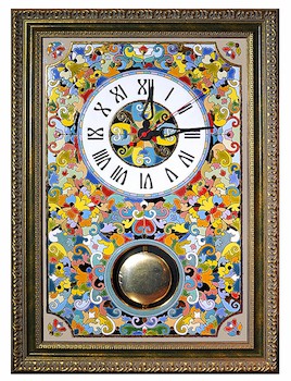 Часы декоративные в багете С-9001 (42х56 см)